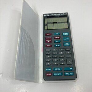 Vintage 1990 Weight Watchers On Program Personal Diet Calculator‎ #6123 WORKING